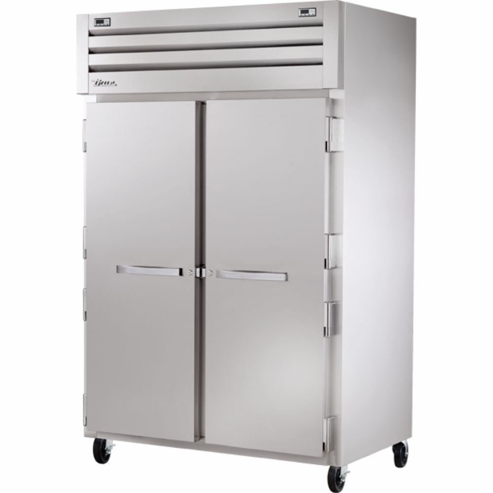 REFRIGERADOR CONGELADOR TRUE STG2DT-2S | Refrigerador Congelador Dual Vertical | 2 Puertas Solidas | Acero Inoxidable Aluminio | Restaurante Conservar Alimentos Restaurante Lácteos Industrial Cocina Cremería Comercios Insumos Carnicería Hotel Panadería Refresquero Latas Bar Abarrotes 