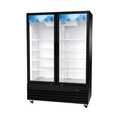 REFRIGERADOR ICEHAUS RVC-2PC-1123 | Refrigerador Vertical Comercial Merchandisers | 1123 L 39.6 ft3 Pies Cúbicos | 2 Puertas | Super Mercado Tienda Restaurante Lácteos Industrial Cocina Cremería Comercios Insumos Carnicería Hotel Panadería Refresquero Latas Bar Abarrotes Tiendas Abarrotes Bistro 