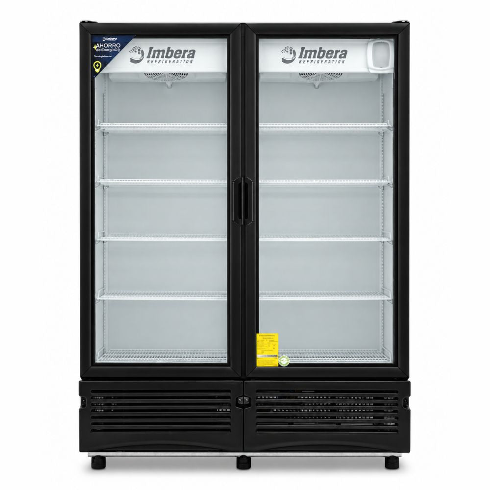 REFRIGERADOR IMBERA 1030602 G342 2P | Refrigerador Vertical | 2 Puertas Cristal | 42 Pies Cúbicos | Pastelería Abarrotes Carnicería