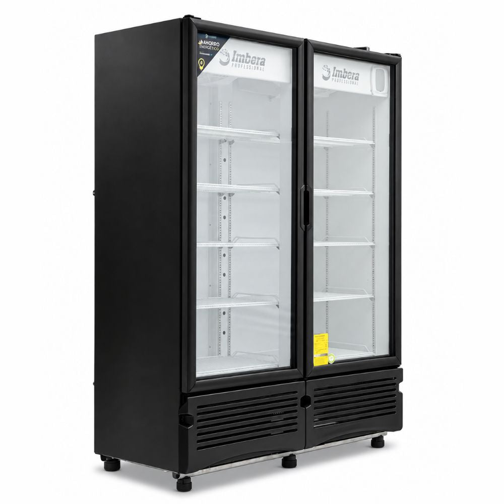REFRIGERADOR IMBERA 1030602 G342 2P | Refrigerador Vertical | 2 Puertas Cristal | 42 Pies Cúbicos | Pastelería Abarrotes Carnicería