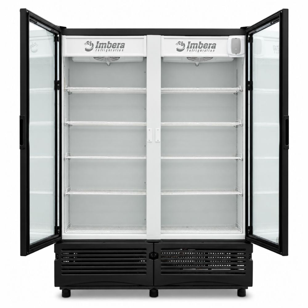 REFRIGERADOR IMBERA 1030602 G342 2P | Refrigerador Vertical | 2 Puertas Cristal | 42 Pies Cúbicos | Pastelería Abarrotes Carnicería