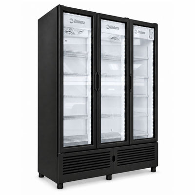REFRIGERADOR IMBERA 1030652 G342 3P | Refrigerador Vertical | 3 Puertas Cristal | 42 Pies Cúbicos | Refresquero Cremerías Carnicería Abarrotes