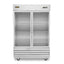 REFRIGERADOR RHINO REVECRI-47 | Refrigerador Vertical | 2 Puertas Cristal | Capacidad: 41.3 Pies Cúbicos | Cocina Hotel Restaurante
