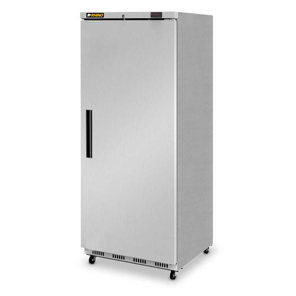 REFRIGERADOR RHINO REVESOL-23 | Refrigerador Vertical | 23 Pies Cúbicos | 1 Puerta Sólida | Acero Inoxidable | Cocina Industrial Restaurante Hotel Restaurante Lácteos Industrial Cocina Cremería Comercios Insumos Carnicería Hotel Panadería Refresquero Latas Bar Abarrotes Tiendas Abarrotes Bistro