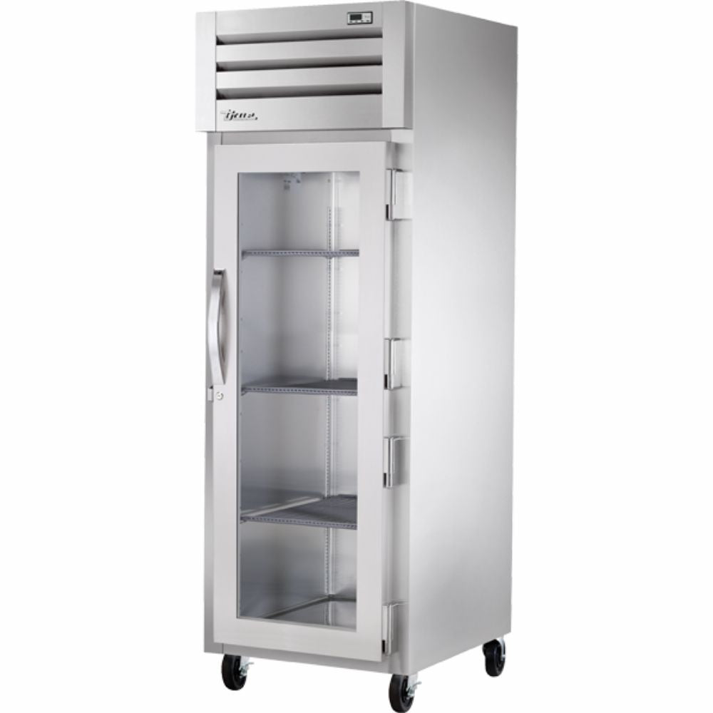 REFRIGERADOR TRUE STG1R-1G-HC | Refrigerador Vertical | 1 Puerta Cristal | Acero Inoxidable Aluminio | Restaurante Lacteos  Industrial  Restaurante Lacteos  Industrial Cocina Cremeria Comercios Insumos Carniceria Hotel Panaderia Refresquero Latas Bar Abarrotes 