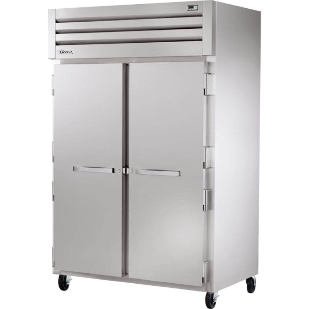 REFRIGERADOR TRUE STG2R-2S-HC | Refrigerador Vertical | 2 Puertas Solidas | Acero Inoxidable Aluminio | Restaurante Cocina Industrial Restaurante Lácteos Industrial Cocina Cremería Comercios Insumos Carnicería Hotel Panadería Refresquero Latas Bar Abarrotes 