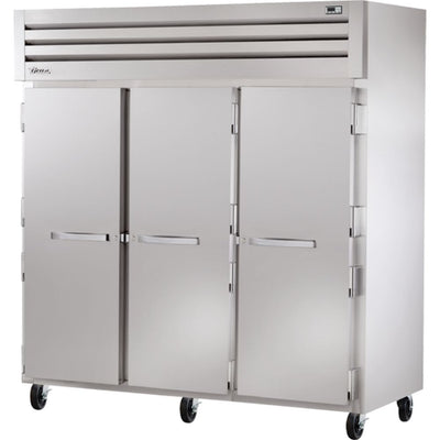 REFRIGERADOR TRUE STG3R-3S | Refrigerador Vertical | 3 Puertas Solidas | Acero Inoxidable Aluminio | Restaurante Cocina Industrial Restaurante Lácteos Industrial Cocina Cremería Comercios Insumos Carnicería Hotel Panadería Refresquero Latas Bar Abarrotes 