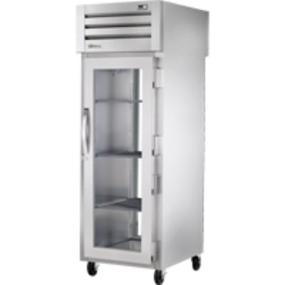 REFRIGERADOR TRUE STR1RPT-1G-1G-HC | Refrigerador Vertical | 1 Puertas Cristal | Acero Inoxidable Aluminio | Restaurante Cocina Industrial Panadería Restaurante Lácteos Industrial Cocina Cremería Comercios Insumos Carnicería Hotel Panadería Refresquero Latas Bar Abarrotes