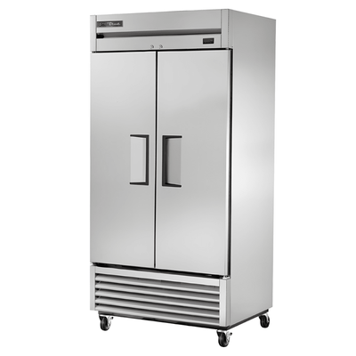 REFRIGERADOR TRUE T-35F-HC| Refrigerador Vertical | 2 Puertas | 6 Estantes | Acero Inoxidable | Restaurante Lácteos Industrial