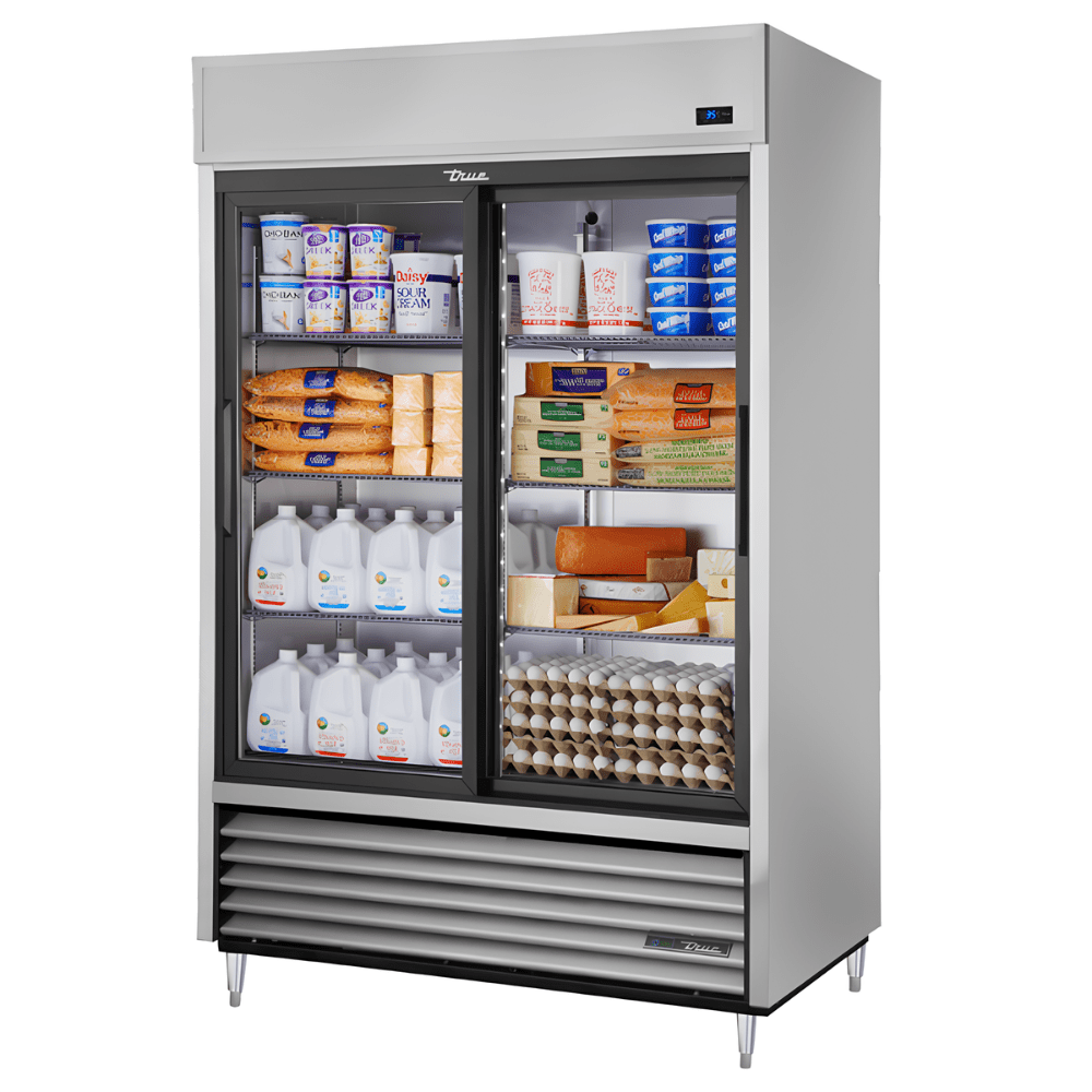 REFRIGERADOR TRUE TSD-47G-HC-LD | Refrigerador Vertical | 2 Puertas | 6 Estantes | Acero Inoxidable | Restaurante Lácteos Industrial | Refrigerador Vertical Comercial Conservador Enfriador Exhibidor de 1 2 3 Puertas Acero Inoxidable Restaurante Cocina Industrial Cremería Carnicería Abarrotes Hotel Negocio