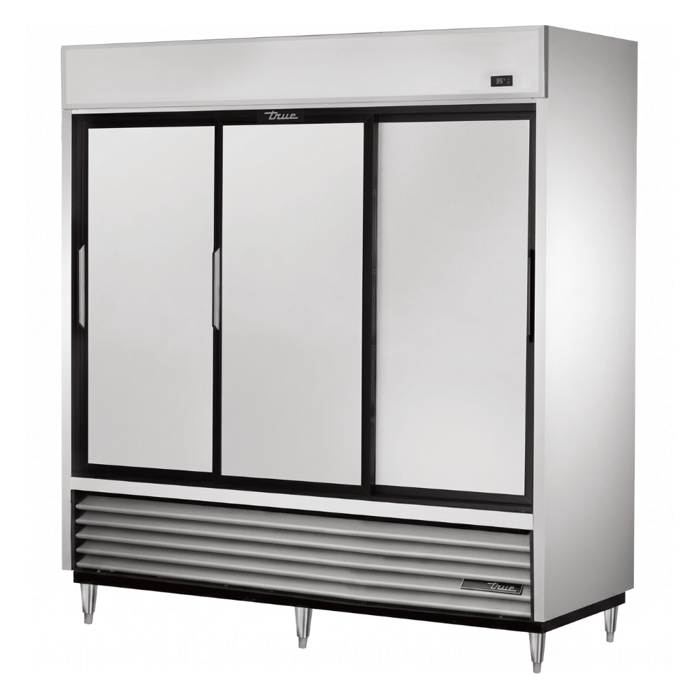 REFRIGERADOR TRUE TSD-69-HC | Refrigerador Vertical | 3 Puertas | 9 Estantes | Restaurante Lácteos Industrial | Refrigerador Vertical Comercial Conservador Enfriador Exhibidor de 1 2 3 Puertas Acero Inoxidable Restaurante Cocina Industrial Cremería Carnicería Abarrotes Hotel Negocio