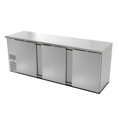 REFRIGERADOR ASBER ABBC-94 HC / S-HC | Refrigerador Contra Barra | 3 Puertas Solidas | 6 Parrillas | 34.4 Pies Cúbicos | Evaporación Automática | Cocina Hotel Fonda | Restaurante Cafetería Bar Bebidas Conservar Cerveza 