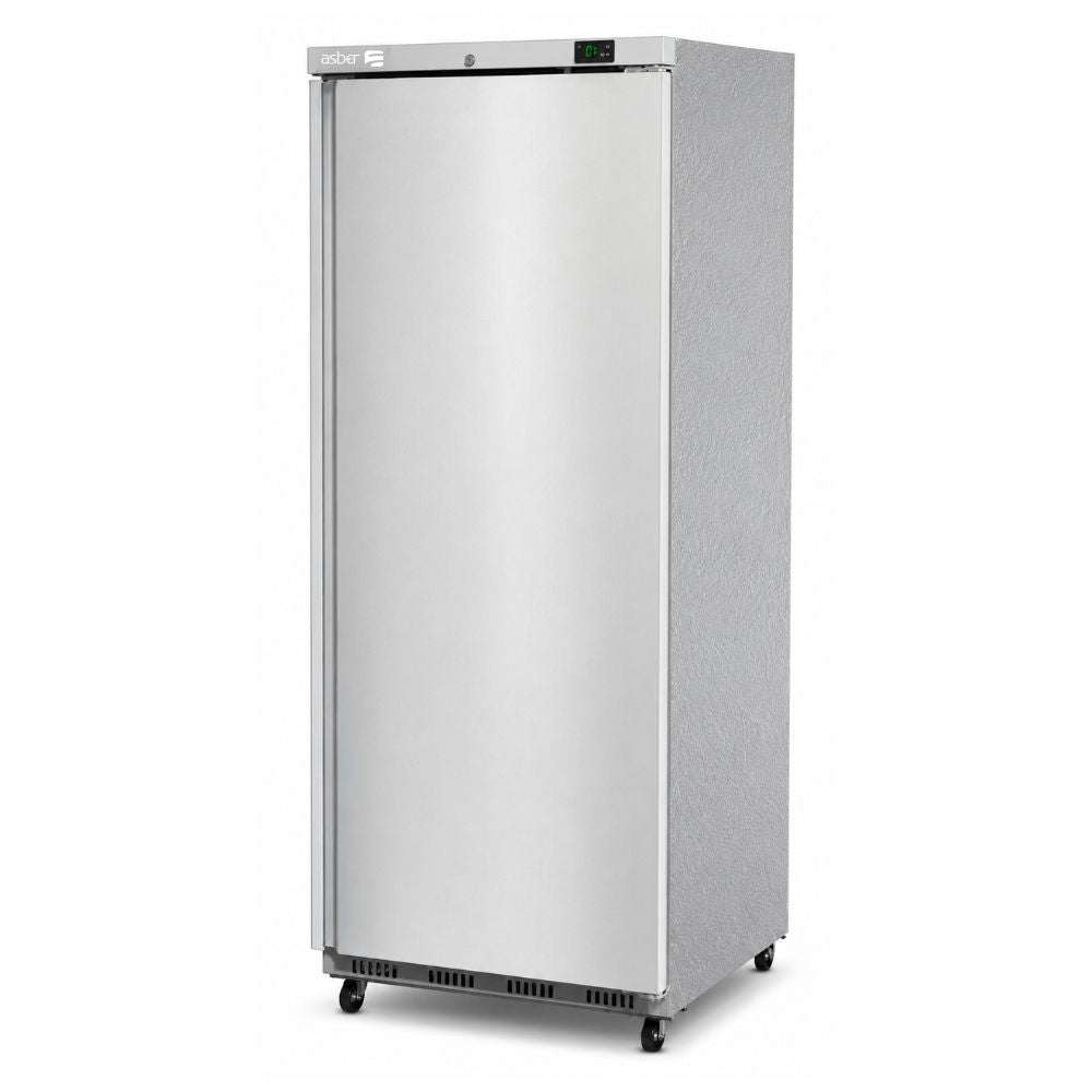 REFRIGERADOR ASBER AWRR-23 HC | Refrigerador | 1 Puerta Solida | 4 Parrillas | 23 Pies Cúbicos | Eléctrico | Acero Inoxidable | Hotel Carnicería Abarrotes | Refrigerador Vertical Comercial Conservador Enfriador Exhibidor de 1 2 3 Puertas Acero Inoxidable Restaurante Cocina Industrial Cremería Carnicería Abarrotes Hotel Negocio