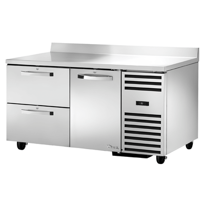 REFRIGERADOR BAJO MOSTRADOR TRUE TWT-60-32D-2-HC~SPEC3  | Refrigerador | 1 Puerta | 2 Cajones | 2 Estantes | Restaurante Bar Cocina Industrial