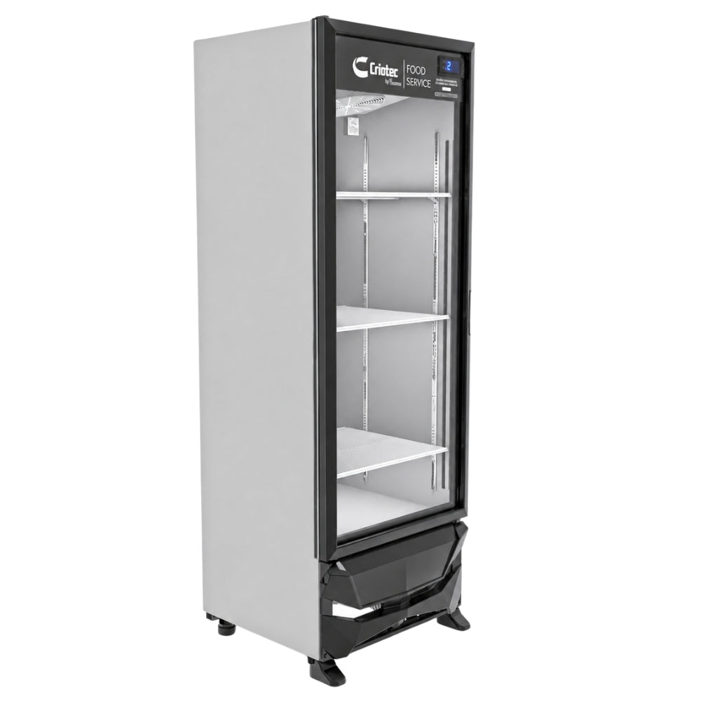REFRIGERADOR CRIOTEC CFX-11 012400-1560 | Refrigerador Vertical | 1 Puerta Cristal |  11.11 Pies Cúbicos | Cremería Carnicería Abarrotes Refrigerador Vertical Comercial Conservador Enfriador Exhibidor de 1 2 3 Puertas Acero Inoxidable Restaurante Cocina Industrial Cremería Carnicería Abarrotes Hotel Negocio.