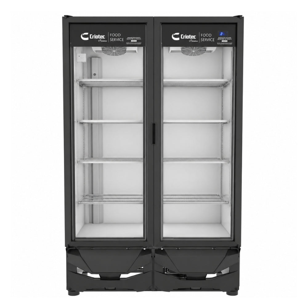 REFRIGERADOR CRIOTEC CFX-42 2P | Refrigerador Vertical | 2 Puertas Cristal | 43.25 Pies Cúbicos | Carnicerías Cremerías Abarrotes Minisúpers Tiendas de conveniencia Supermercados Restaurantes Cafeterías Panaderías y pastelerías Tiendas de lácteos Tiendas de bebidas Delicatessen Cocinas industriales Hoteles Comedores negocios de alimentos preparados.