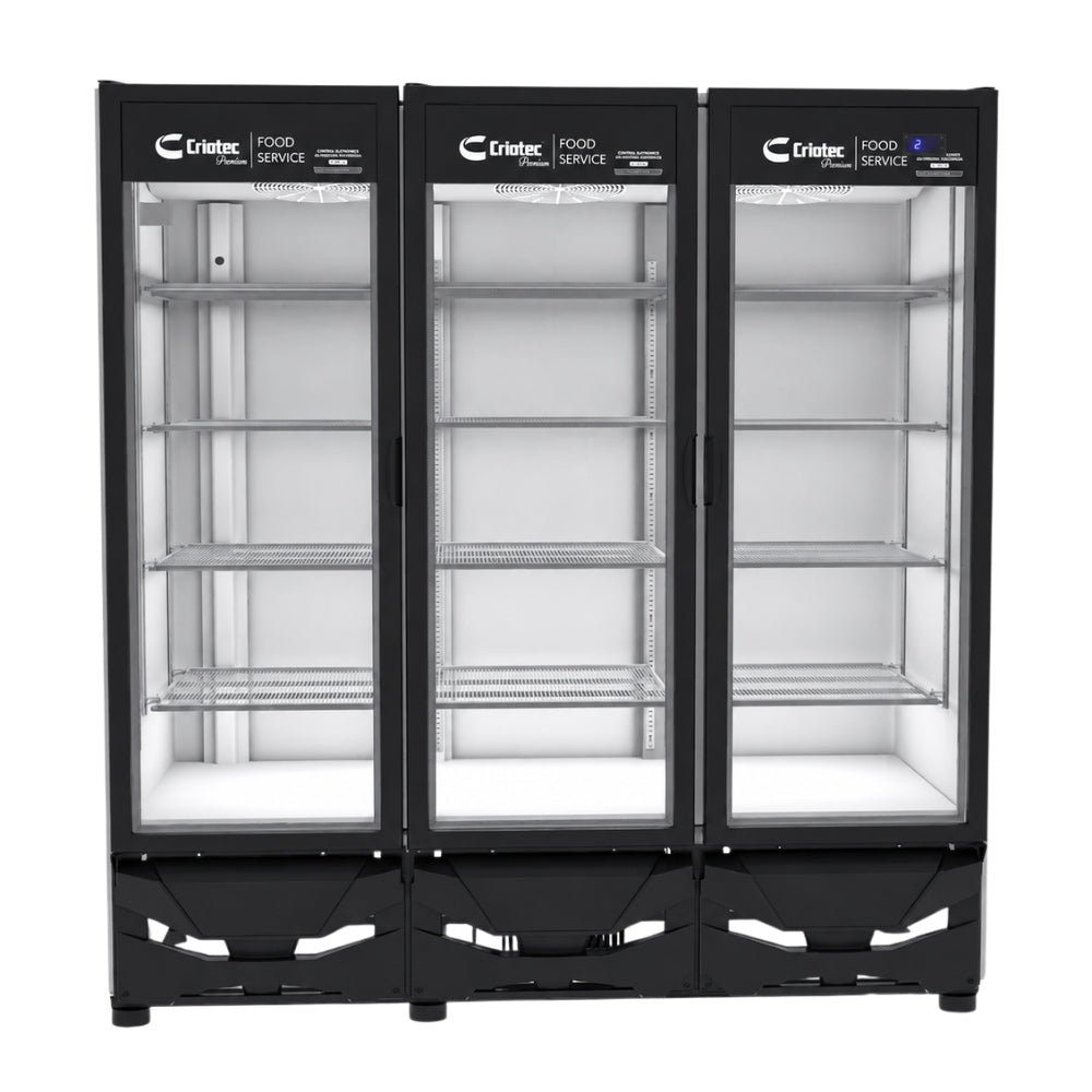 REFRIGERADOR CRIOTEC CFX-64 3P | Refrigerador Vertical | 3 Puertas Cristal | 62.96 Pies Cúbicos | Carnicerías Cremerías Abarrotes Minisúpers Tiendas de conveniencia Supermercados Restaurantes Cafeterías Panaderías y pastelerías Tiendas de lácteos Tiendas de bebidas Delicatessen Cocinas industriales Hoteles Comedores negocios de alimentos preparados.