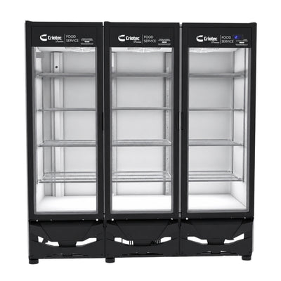 REFRIGERADOR CRIOTEC CFX-64 3P | Refrigerador Vertical | 3 Puertas Cristal | 62.96 Pies Cúbicos | Carnicerías Cremerías Abarrotes Minisúpers Tiendas de conveniencia Supermercados Restaurantes Cafeterías Panaderías y pastelerías Tiendas de lácteos Tiendas de bebidas Delicatessen Cocinas industriales Hoteles Comedores negocios de alimentos preparados.