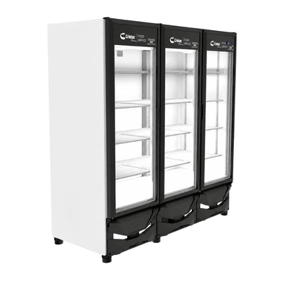 REFRIGERADOR CRIOTEC CFX-64 3P | Refrigerador Vertical | 3 Puertas Cristal | 62.96 Pies Cúbicos | Carnicerías Cremerías Abarrotes Minisúpers Tiendas de conveniencia Supermercados Restaurantes Cafeterías Panaderías y pastelerías Tiendas de lácteos Tiendas de bebidas Delicatessen Cocinas industriales Hoteles Comedores negocios de alimentos preparados.