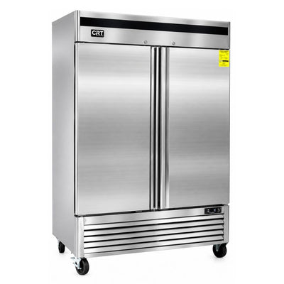 REFRIGERADOR CRT 200-001-016 RVC462P | Refrigerador Vertical | 2 Puertas Sólidas | 46 Pies Cúbicos | Acero Inoxidable | Hotel Carnicería Abarrotes | Refrigerador Vertical Comercial Conservador Enfriador Exhibidor de 1 2 3 Puertas Acero Inoxidable Restaurante Cocina Industrial Cremería Carnicería Abarrotes Hotel Negocio
