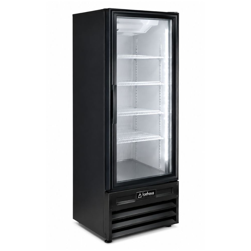 REFRIGERADOR ICEHAUS RVC-1PC-382  Refrigerador Vertical Comercial  1 Puerta  13.4 ft3 Pies Cúbicos - 382 Litros  Super Mercado Merchandisers