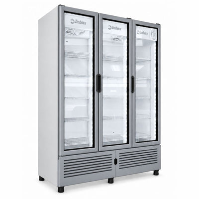 REFRIGERADOR IMBERA 1023825 G342 3P | Refrigerador Vertical | 3 Puertas Cristal | 42 Pies Cúbicos | Refresquero Cremerías Carnicería Abarrotes