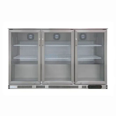 REFRIGERADOR KEITER KREPPSLAND METGN-320L  | Refrigerador Contrabarra Back Bar | 3 Puertas | Acero Inoxidable | Cocina Industrial Bar Hotel