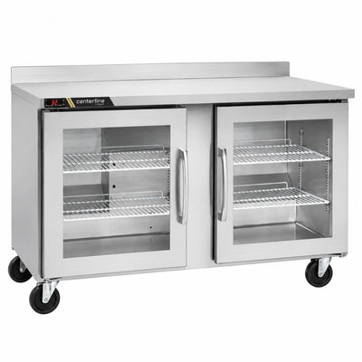 REFRIGERADOR MESA DE TRABAJO CENTERLINE CLUC-60R-GD-WTRR | Refrigerador Mesa de Trabajo Bajo Barra | 2 Puertas Cristal | 16.94 Pies Cúbicos | Acero Inoxidable | Bar Hotel Restaurante | Refrigerador Contra Barra Cervecero Enfriador de Bebidas Bajo Barra Botellero Exhibidor Acero Inoxidable Bar Cantina Restaurante Cervecería Antro Negocio