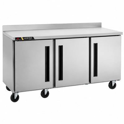 REFRIGERADOR MESA DE TRABAJO CENTERLINE CLUC-72R-SD-WTLLL | Refrigerador Mesa de Trabajo Bajo Barra | 18.80 Pies Cúbicos | 3 Puertas Sólidas | Acero Inoxidable | Bar Hotel Bistró | Mesa de Trabajo Refrigerada Refrigerador Bajo Mostrador Bajo Barra Conservador Cocina Fría Acero Inoxidable Restaurante Cafetería Cocina Industrial Bar Cremería Hotel