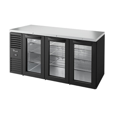 REFRIGERADOR TRUE TBR72-RISZ1-L-B-GGG-1 - OUTLET | Refrigerador Contra Barra | Detalles Estéticos | Bar Cafetería Restaurante Ilustrativa