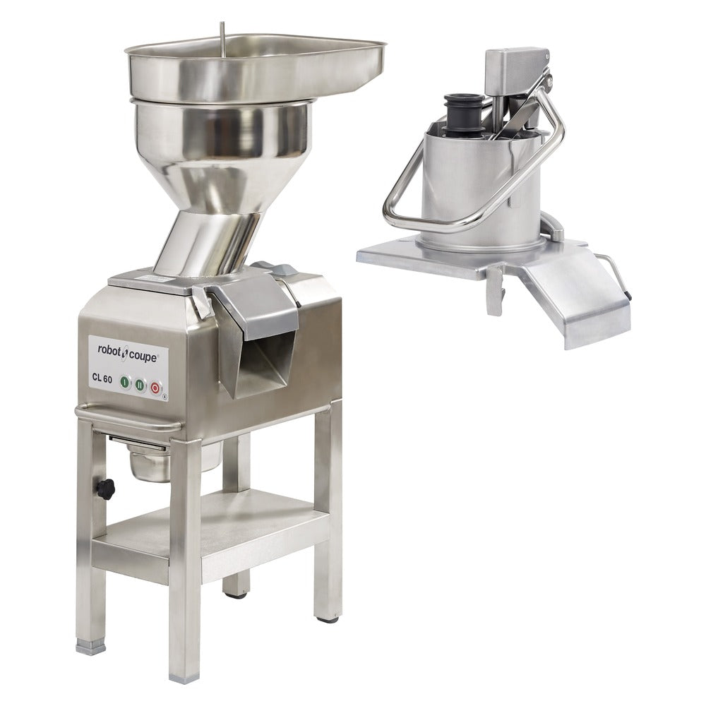 Robot Coupe CL60 Workstation Maquina Preparacion Vegetales 3 HP 240V, eléctrico.