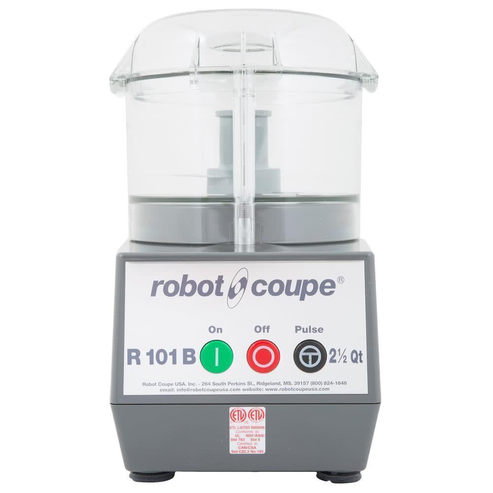 Robot Coupe R101BCLR Procesador Alimentos con 2,5 Qt. Tazón Policarbonato Transparente - Procesadores Alimentos / Ralladores / Cortadores - Robot Coupe - KitchenMax Store