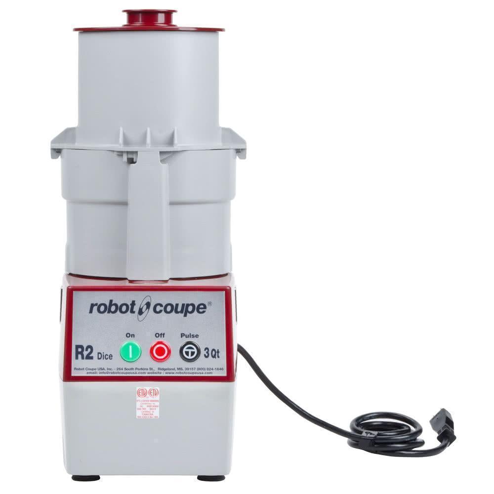 Robot Coupe R2 DICE Procesador  Alimentos Monofásico  Alimentación Continua - Procesadores Alimentos / Ralladores / Cortadores - Robot Coupe - KitchenMax Store
