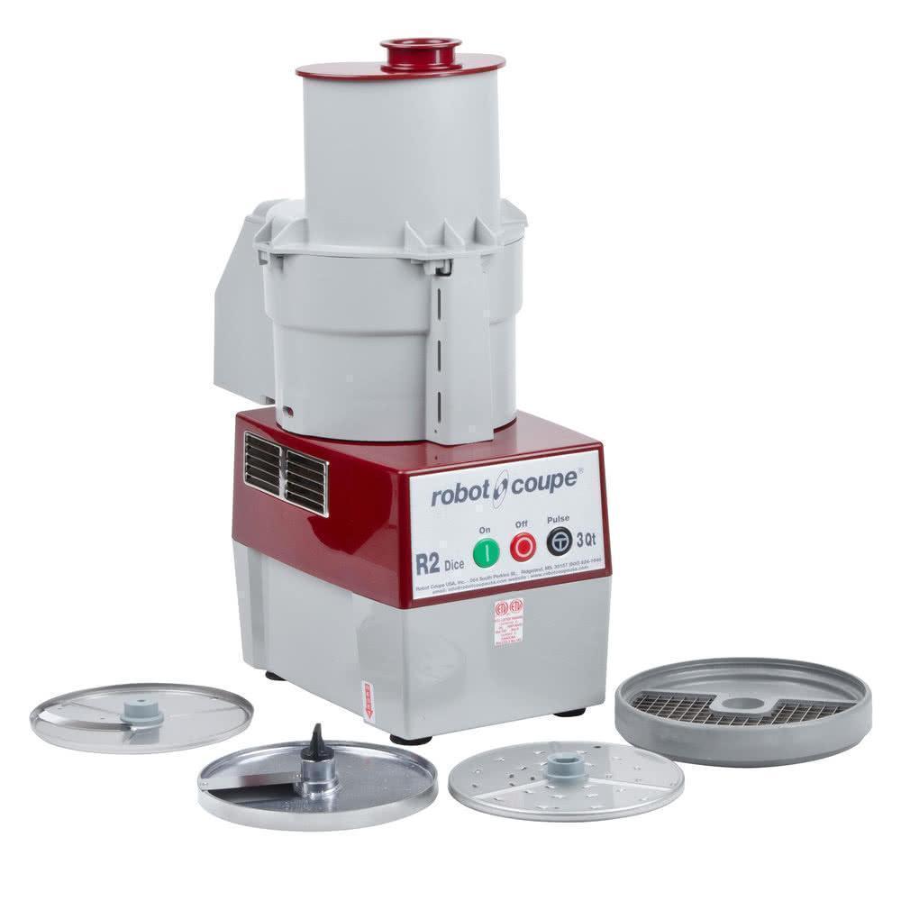 Robot Coupe R2 DICE Procesador  Alimentos Monofásico  Alimentación Continua - Procesadores Alimentos / Ralladores / Cortadores - Robot Coupe - KitchenMax Store