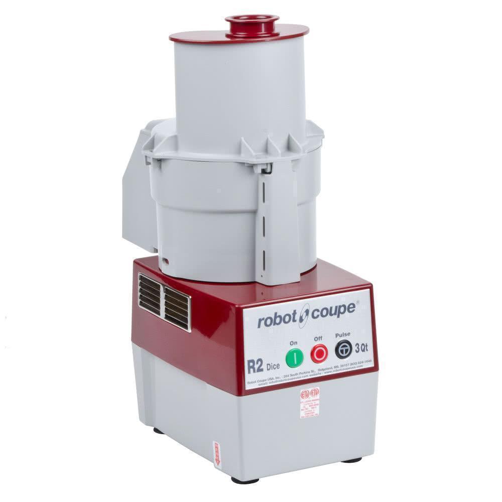 Robot Coupe R2 DICE Procesador  Alimentos Monofásico  Alimentación Continua - Procesadores Alimentos / Ralladores / Cortadores - Robot Coupe - KitchenMax Store