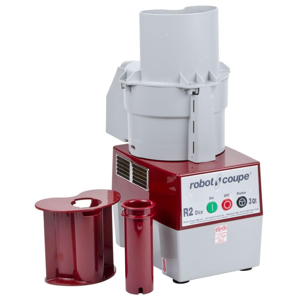 Robot Coupe R2 DICE Procesador  Alimentos Monofásico  Alimentación Continua - Procesadores Alimentos / Ralladores / Cortadores - Robot Coupe - KitchenMax Store