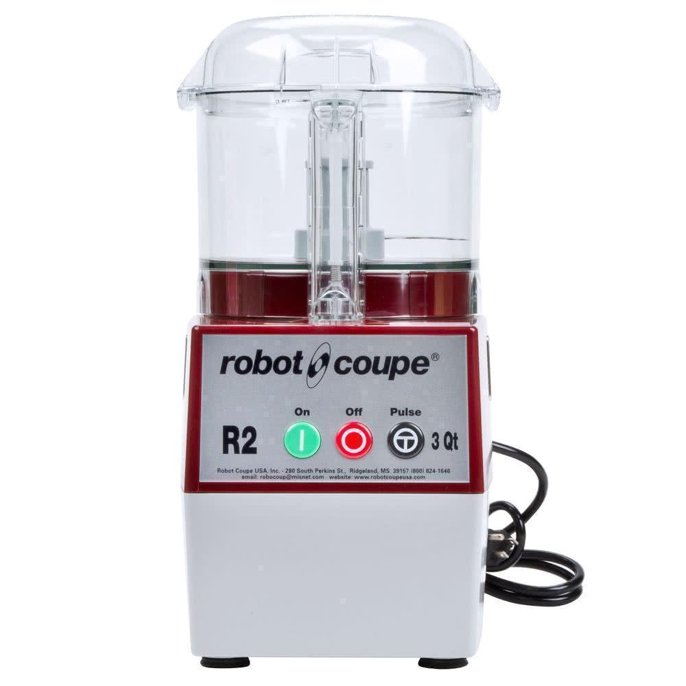 Robot Coupe R2BCLR Procesador  Alimentos  3 Qt. Cubo Policarbonato Transparente 2HP - Procesadores Alimentos / Ralladores / Cortadores - Robot Coupe - KitchenMax Store