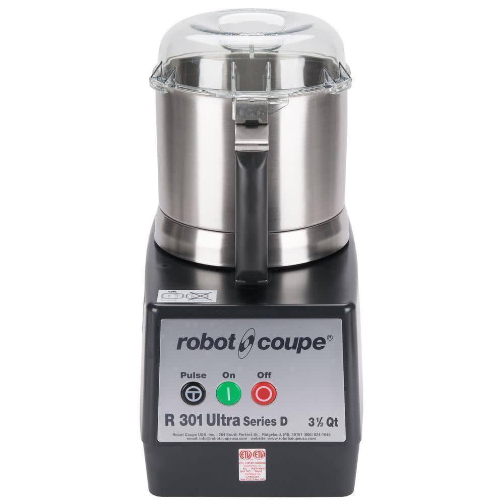 Robot Coupe R301 ULTRA B Procesador  Alimentos  3.5 Qt. 1.5 HP Tazón Acero inoxidable - Procesadores Alimentos / Ralladores / Cortadores - Robot Coupe - KitchenMax Store