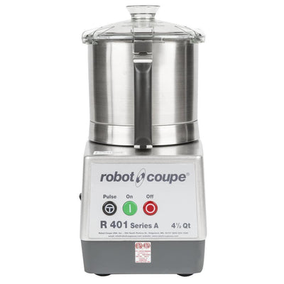 Robot Coupe R401B Procesador Alimentos 4,5 Qt. Tazón Acero Inoxidable - Procesadores Alimentos / Ralladores / Cortadores - Robot Coupe - KitchenMax Store