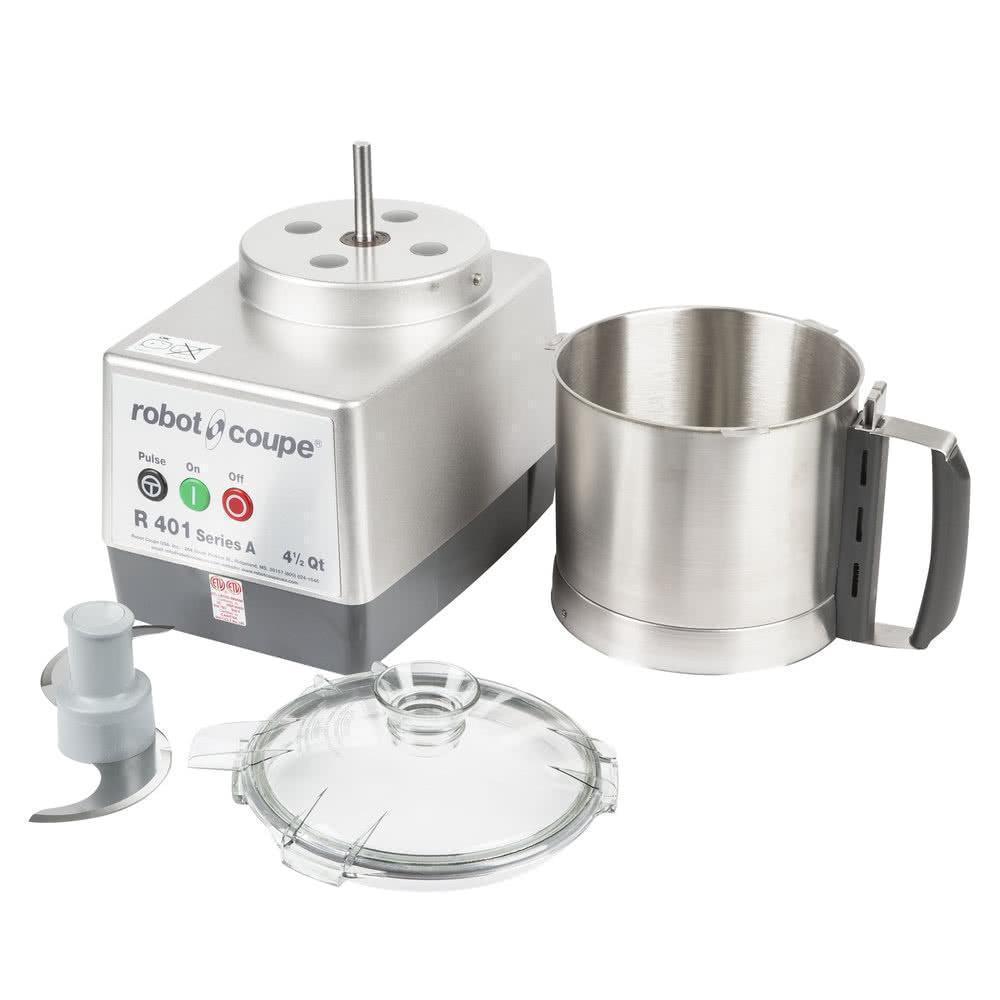 Robot Coupe R401B Procesador Alimentos 4,5 Qt. Tazón Acero Inoxidable - Procesadores Alimentos / Ralladores / Cortadores - Robot Coupe - KitchenMax Store