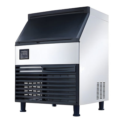 Fábrica de Hielo Migsa SK-160P, fábrica de hielo en cubo, en acero inoxidable.