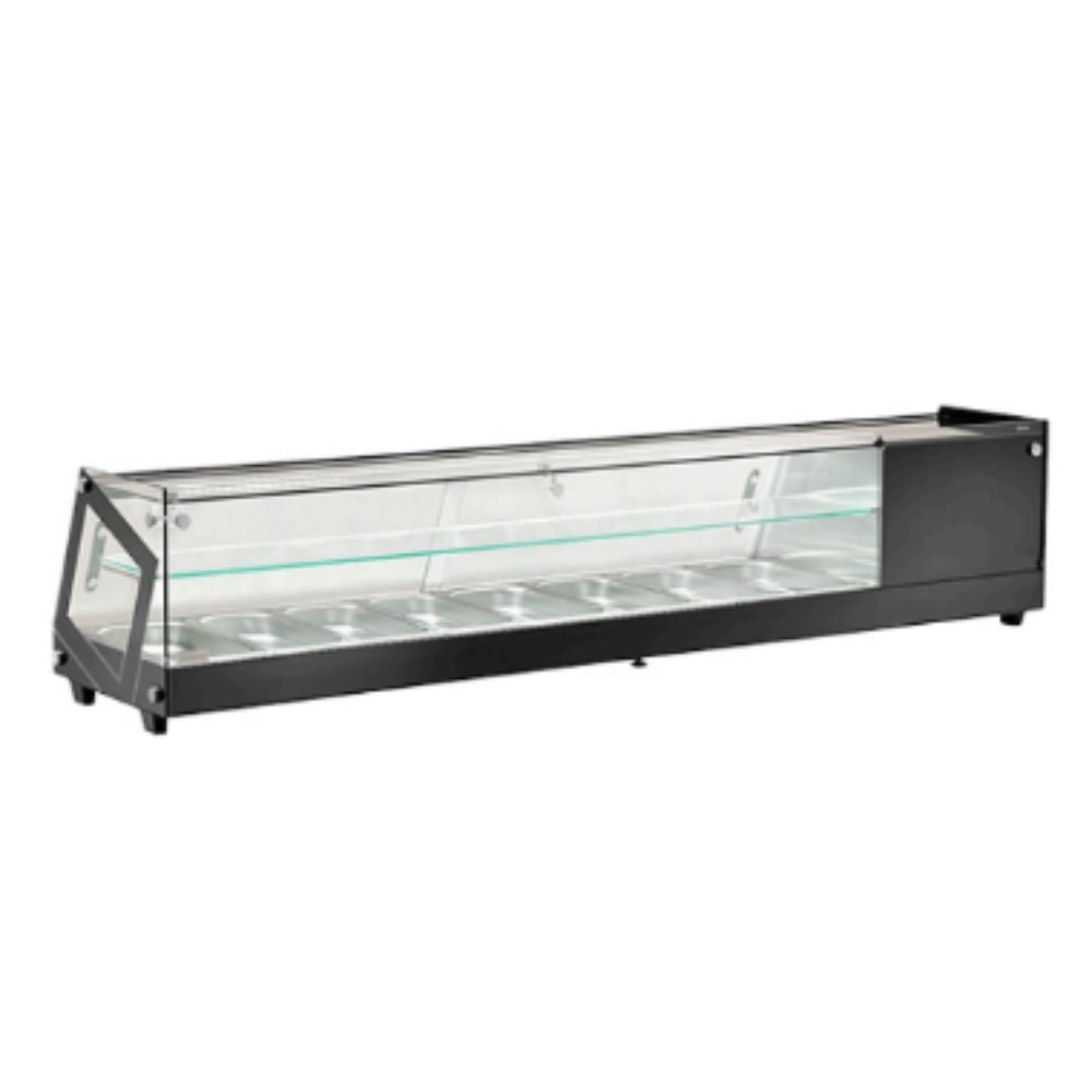 San Son SSVRS-55L-2 Vitrina Refrigerada para Sushi Restaurante