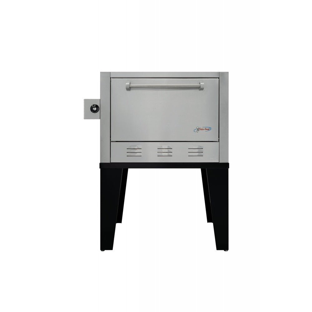 Horno San Son Zhs, gas, en acero inoxidable.