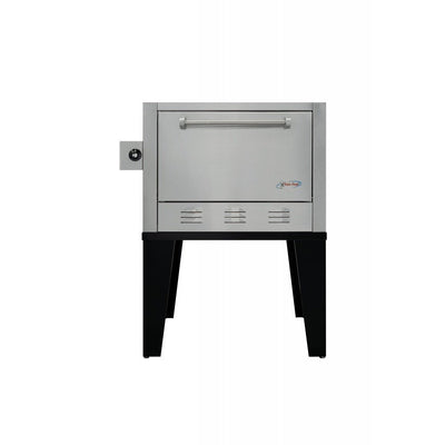 Horno San Son Zhs, gas, en acero inoxidable.