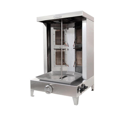 San-Son ZDONERAKY4 Asador Doneraky Frente 64 cm Gas 3 Controles Acero Inoxidable Gris - Asadores - San Son - KitchenMax Store