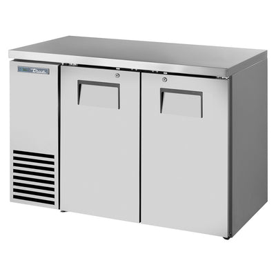 Refrigerador Bajo Barra True TBB24-48-2S-Z1-SFT-S-1, en acero inoxidable.