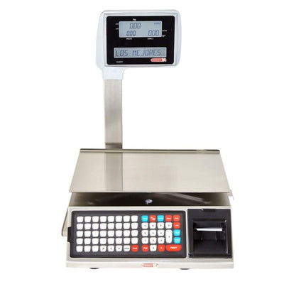 BÁSCULA ETIQUETADORA TORREY 0W-LABEL40 | Báscula Electrónica Etiquetadora | Acero Inoxidable | Carniceria Tienda Abarrotes Super Mercado Basculas Mostrador Restaurantes Pesar Tianguis Restaurante Verduras Carnes Colgantes Plataforma Carniceria Cremeria Contadora Cargar Colgante 