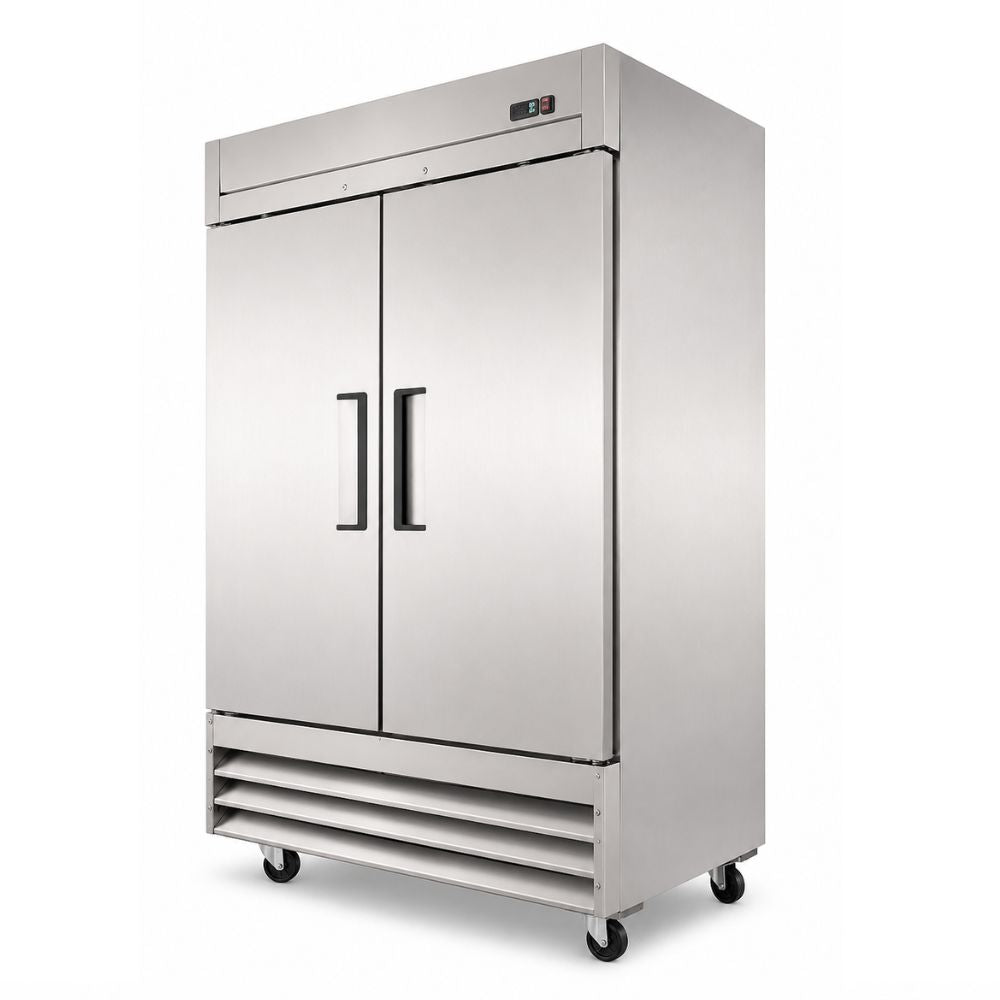 Torrey CVSA-47UI CSCVSA47002 Congelador Reach-In Vertical 2 Puertas Solidas 6 Parrillas Acero Inoxidable