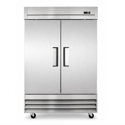 Torrey CVSA-47UI CSCVSA47002 Congelador Reach-In Vertical 2 Puertas Solidas 6 Parrillas Acero Inoxidable