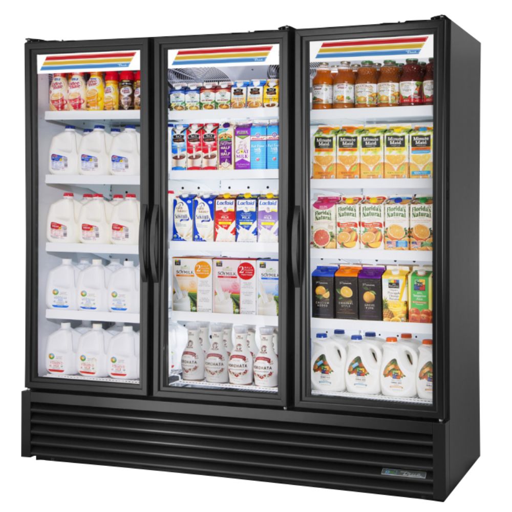 REFRIGERADOR TRUE FLM-81~TSL01 - OUTLET | Refrigerador Vertical Exhibidor 3 Puertas Cristal | Daños Detalles Estéticos | Industrial Carnicería Abarrotes